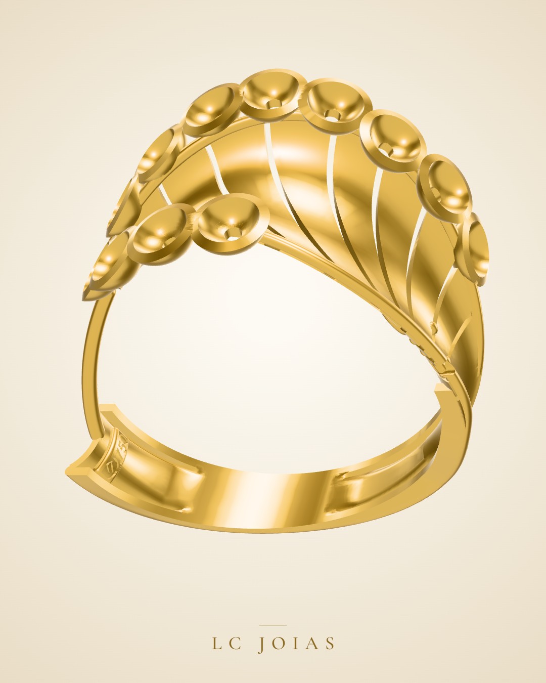 Anel 8383 an em ouro