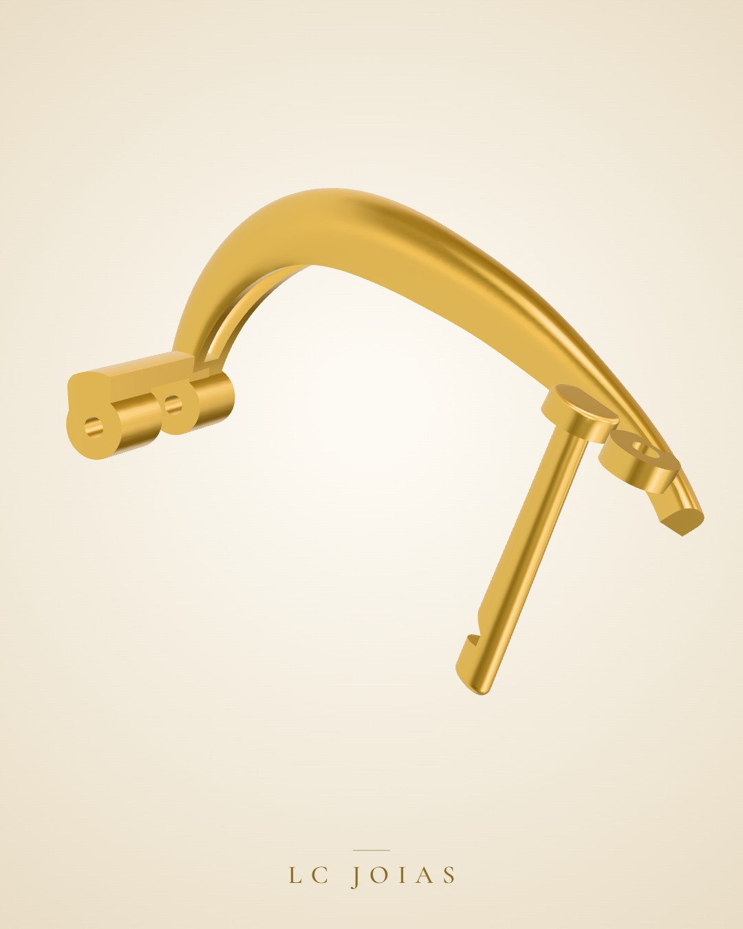 Brinco 8337 br espelhar em ouro