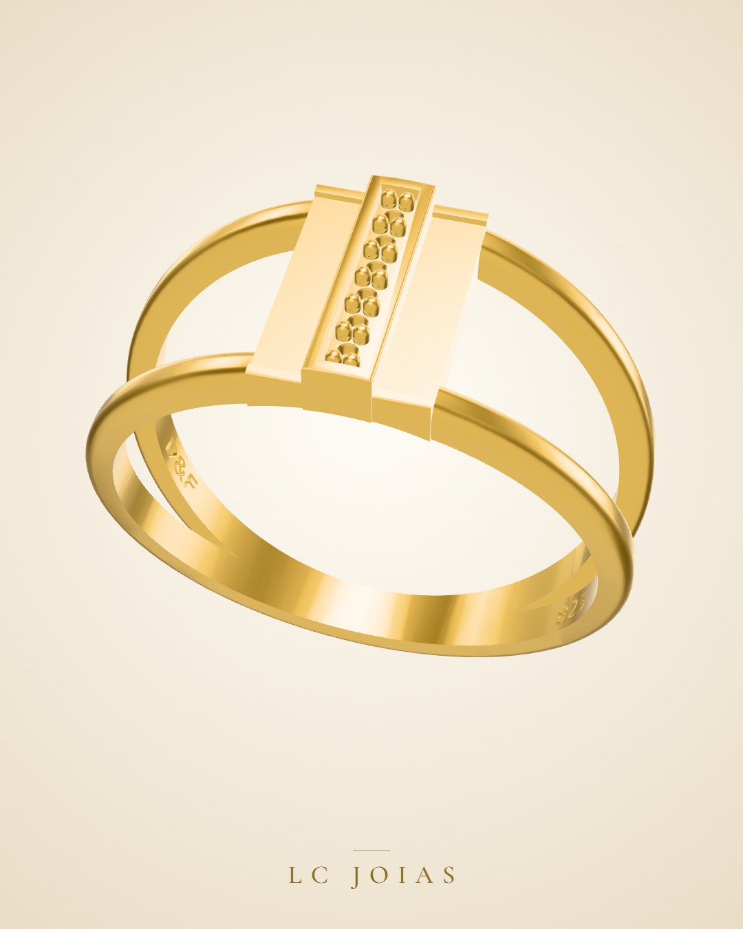 Anel ag 1944 an em ouro