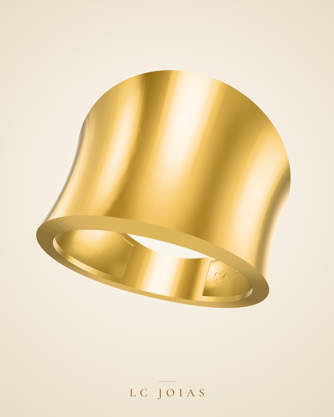 Anel anel-3506 aro em ouro