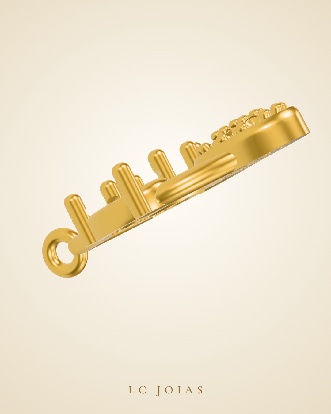 Brinco 7196 br base em ouro