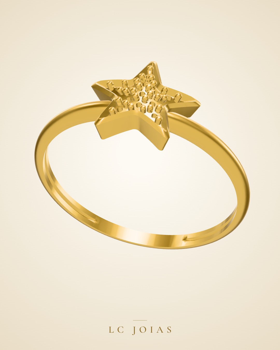 Anel 721 an em ouro