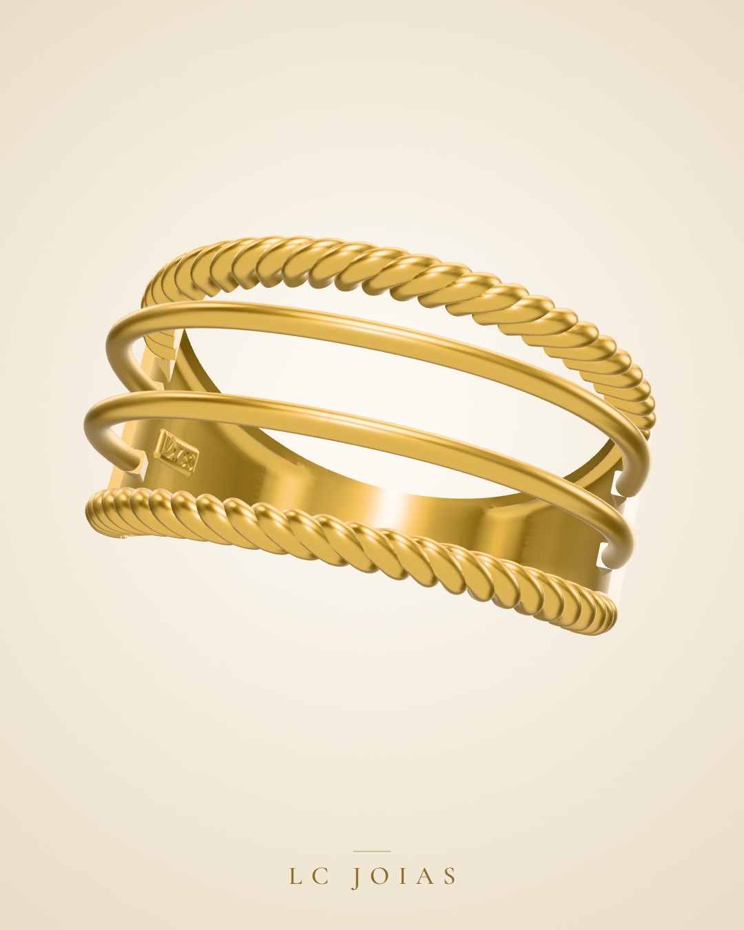 Anel 6548 an p em ouro