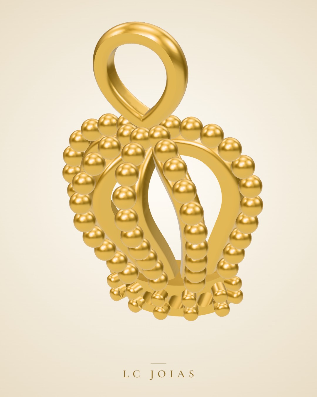 Pingente 6471 pg em ouro