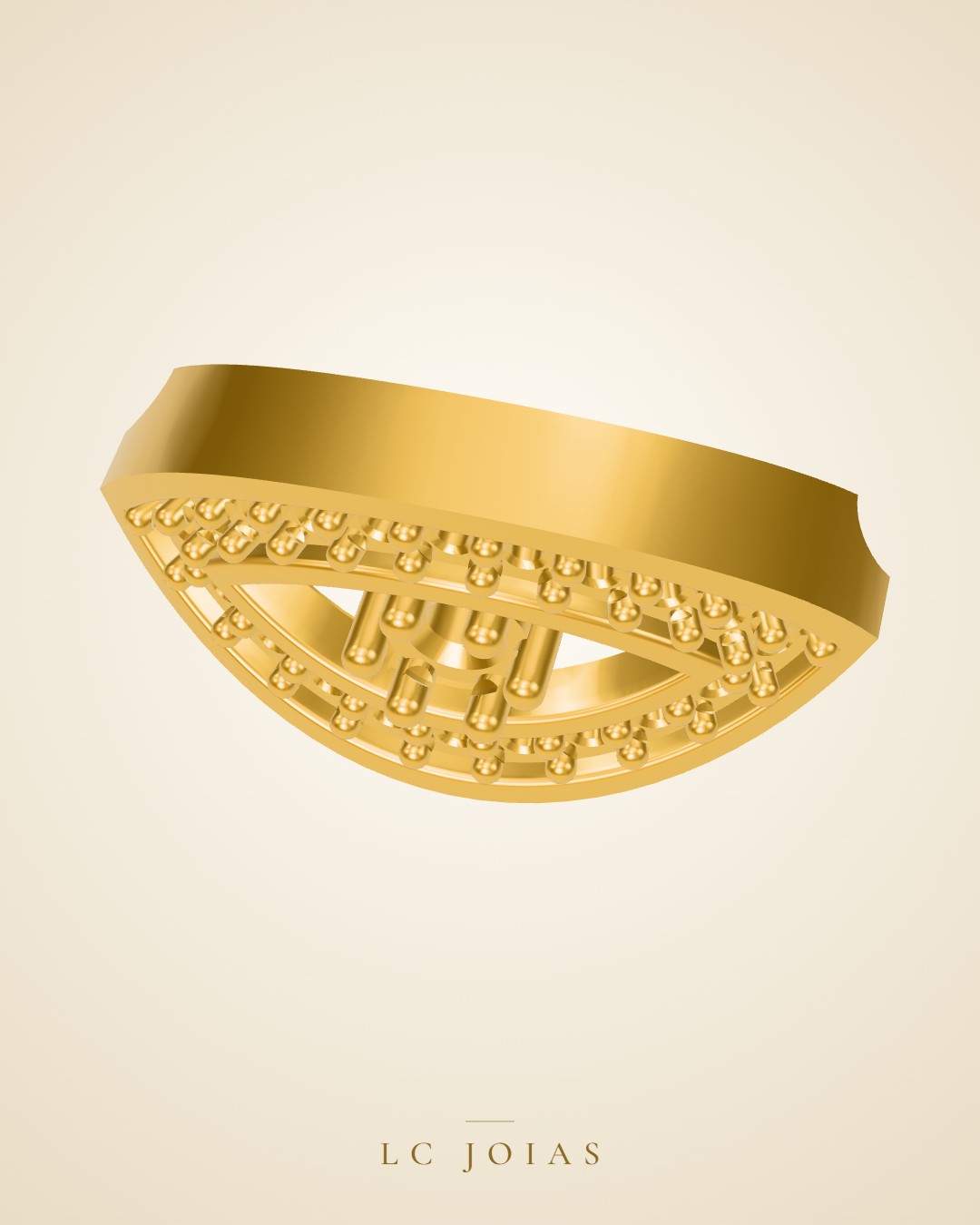 Anel 6430 z an em ouro
