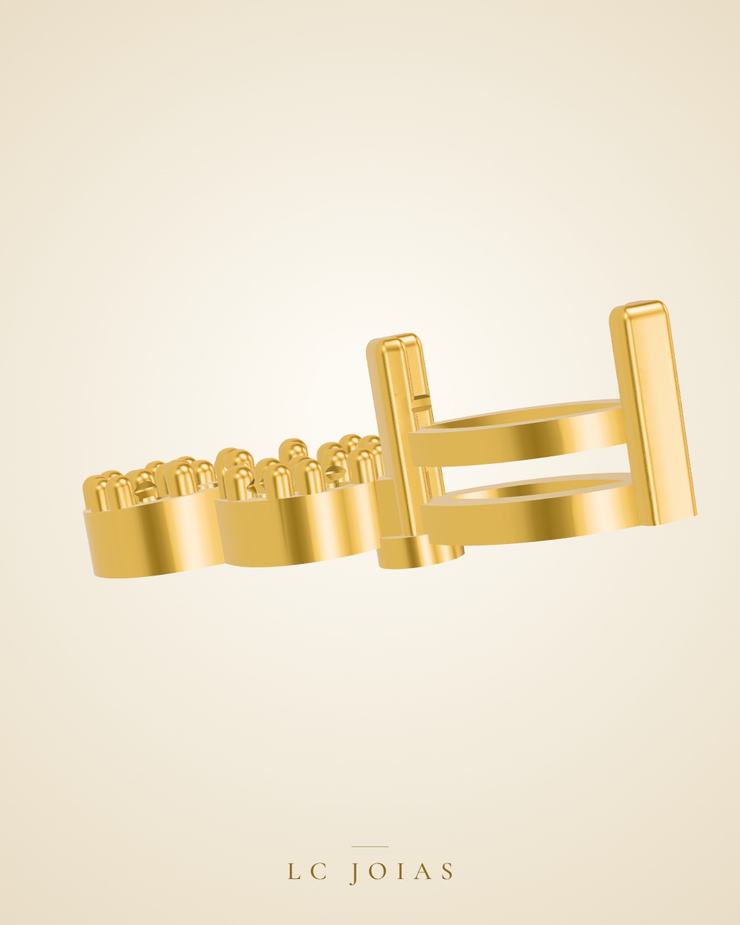 Brinco mirrored copy of 1190 z br espelhar em ouro