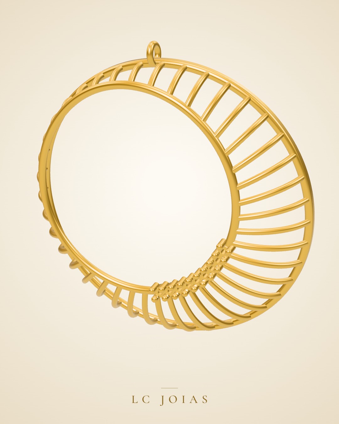 Brinco 8094 br b espelhar em ouro
