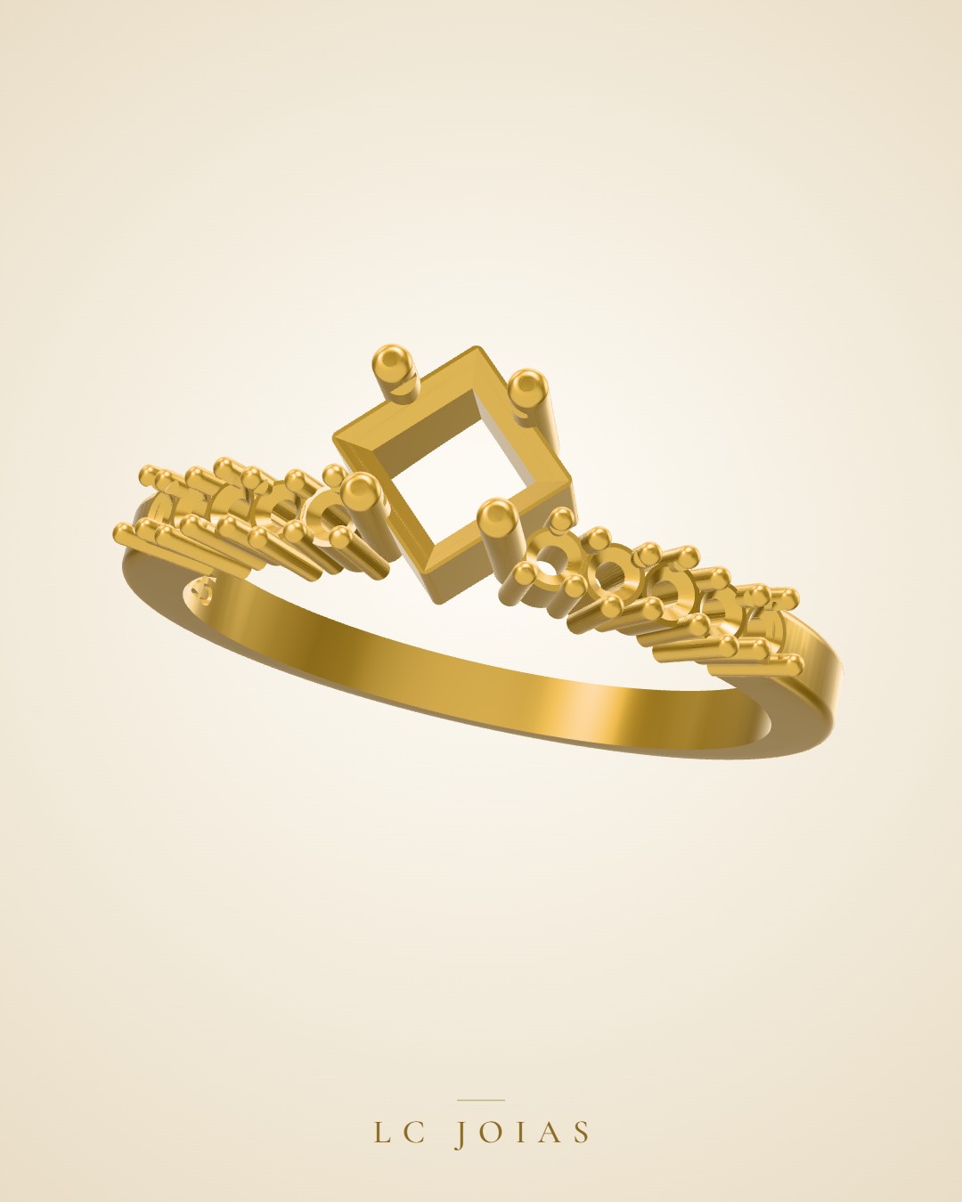 Anel ag 2222 an 16 em ouro