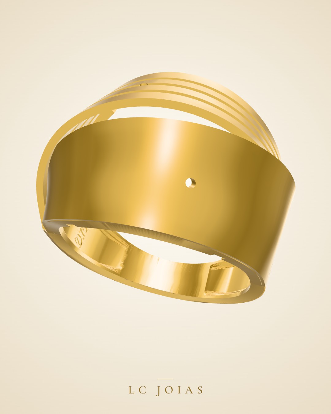Anel 6028an em ouro