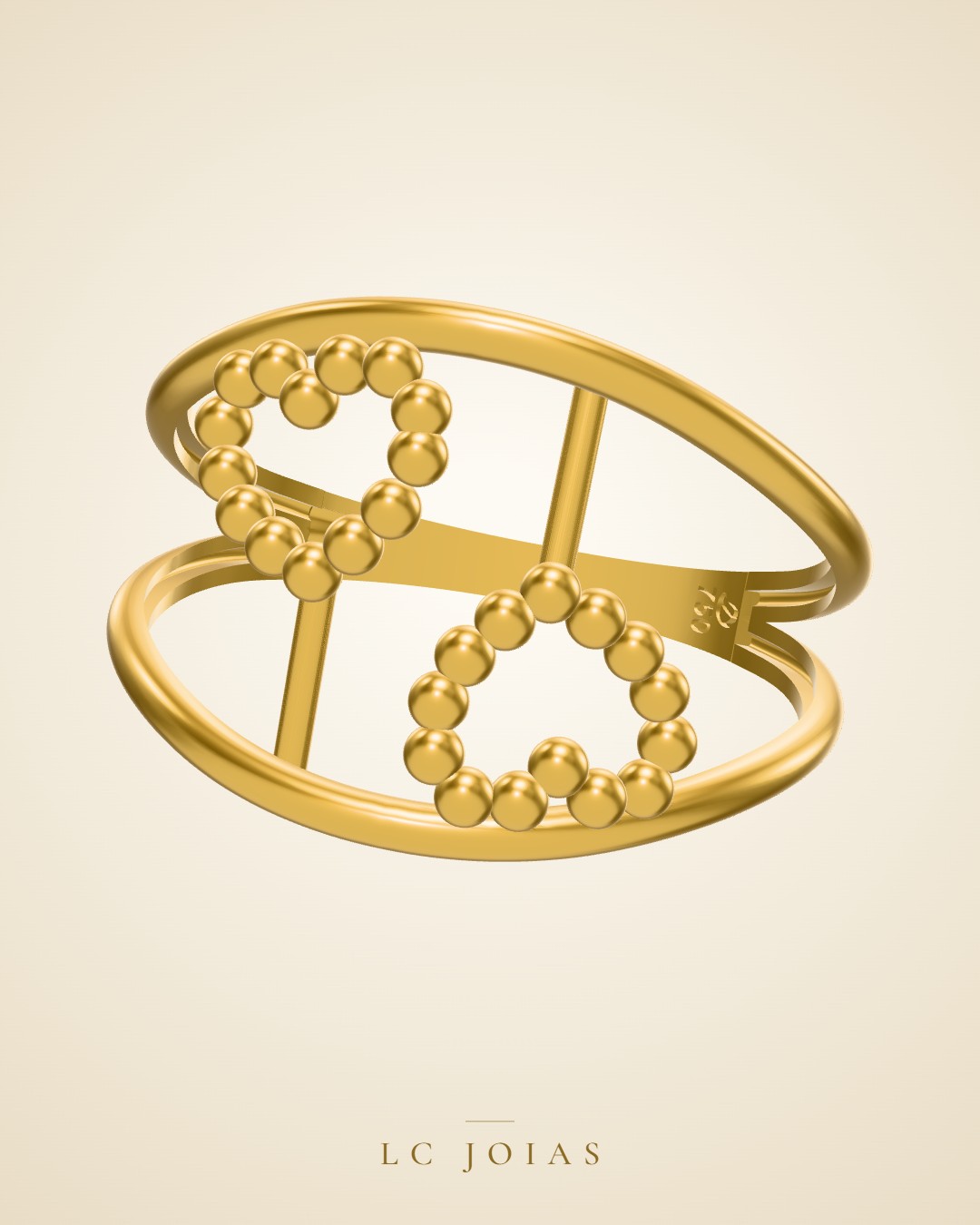 Anel 982 an c em ouro