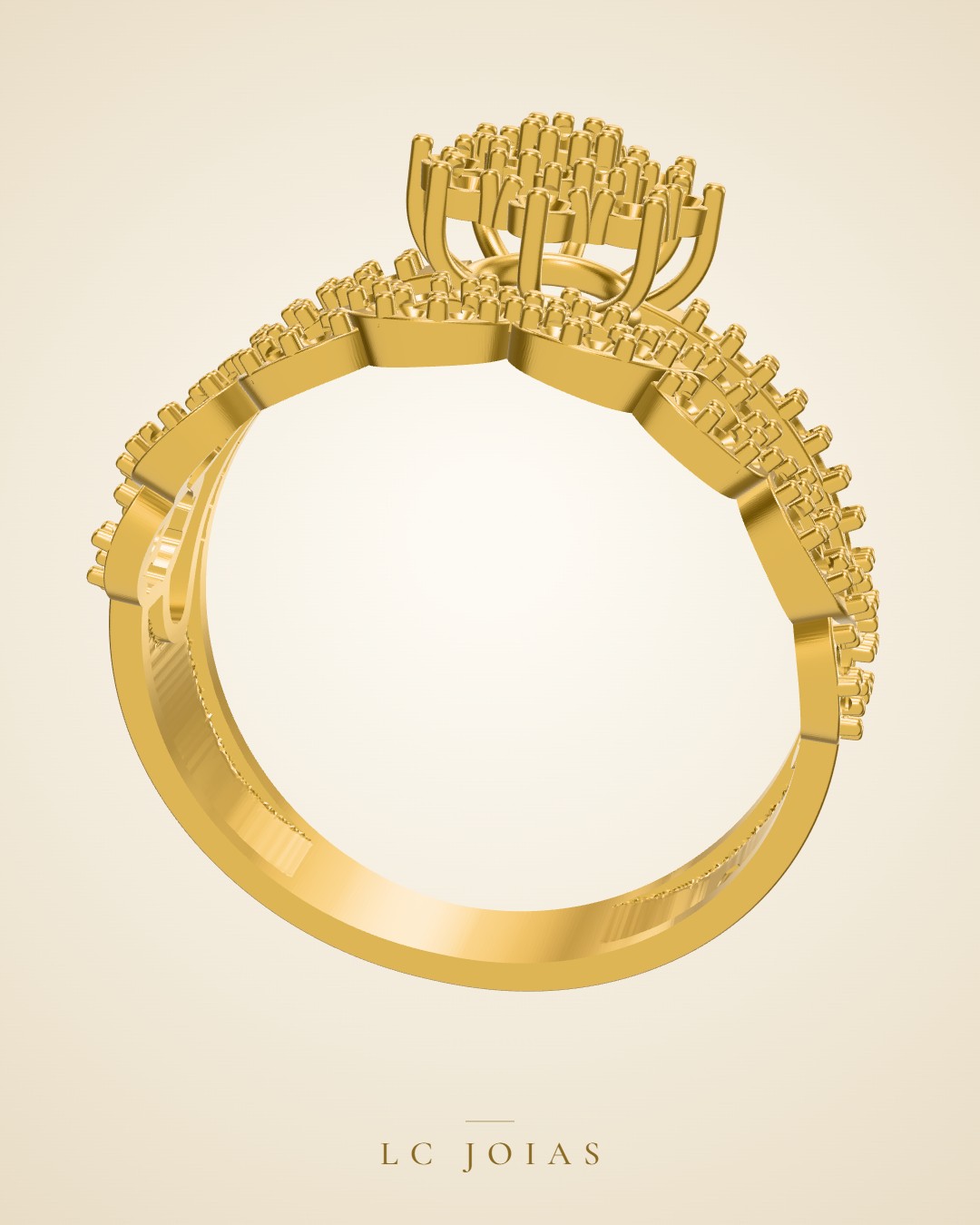 Anel 1279 z an em ouro