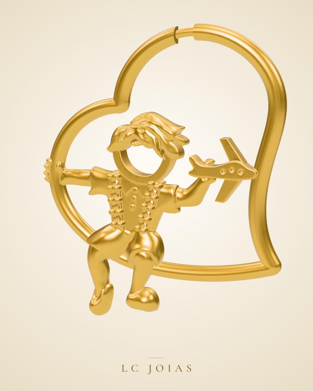 Pingente 7288 pg em ouro