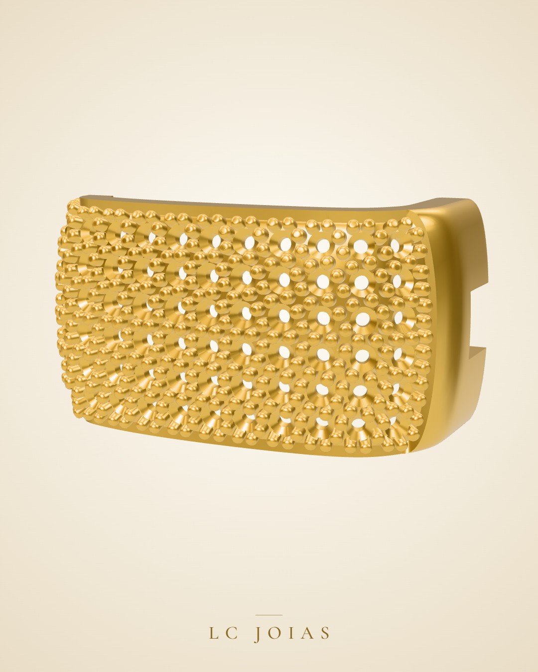 Brinco 961 br pedras em ouro