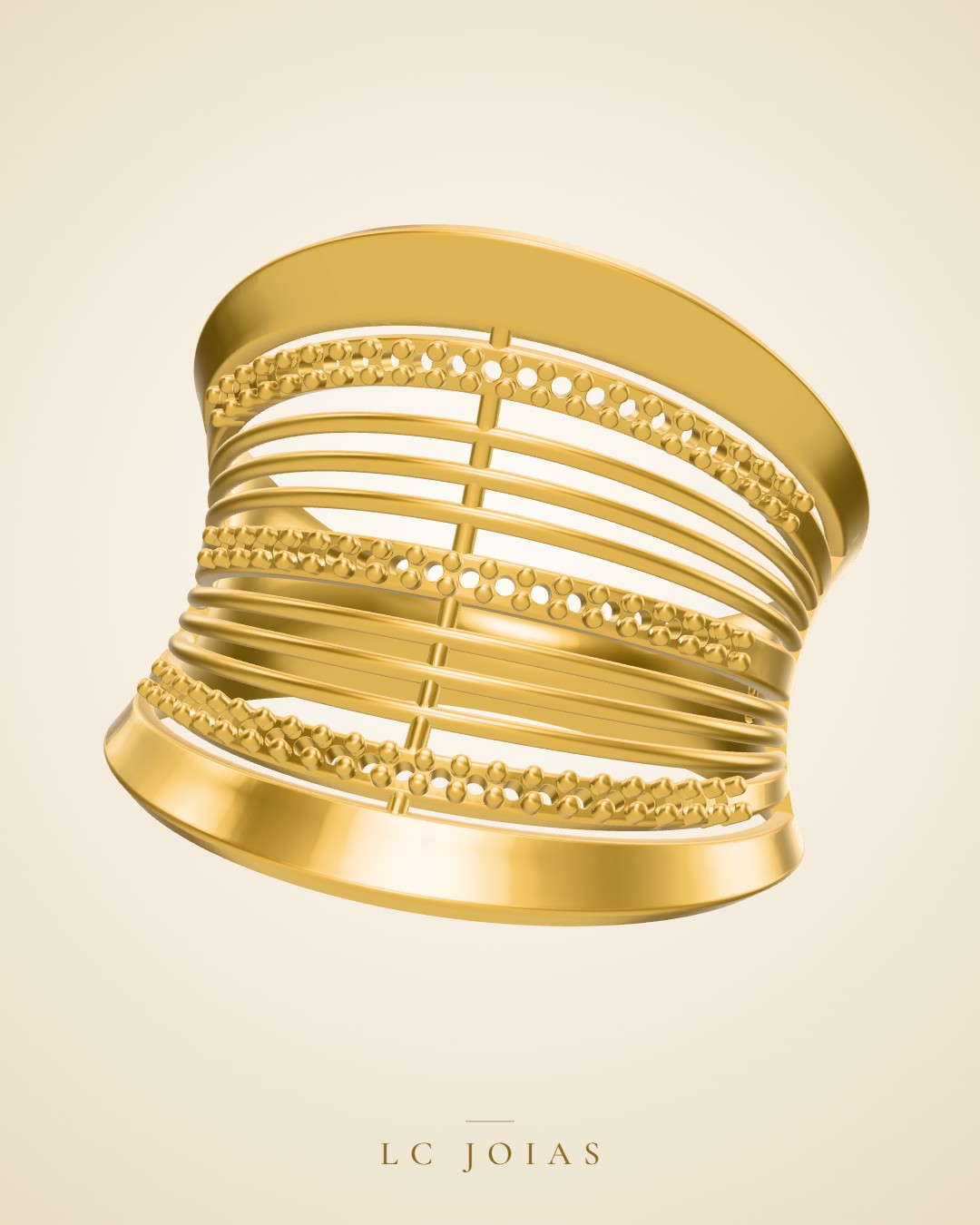 Anel 016 an em ouro