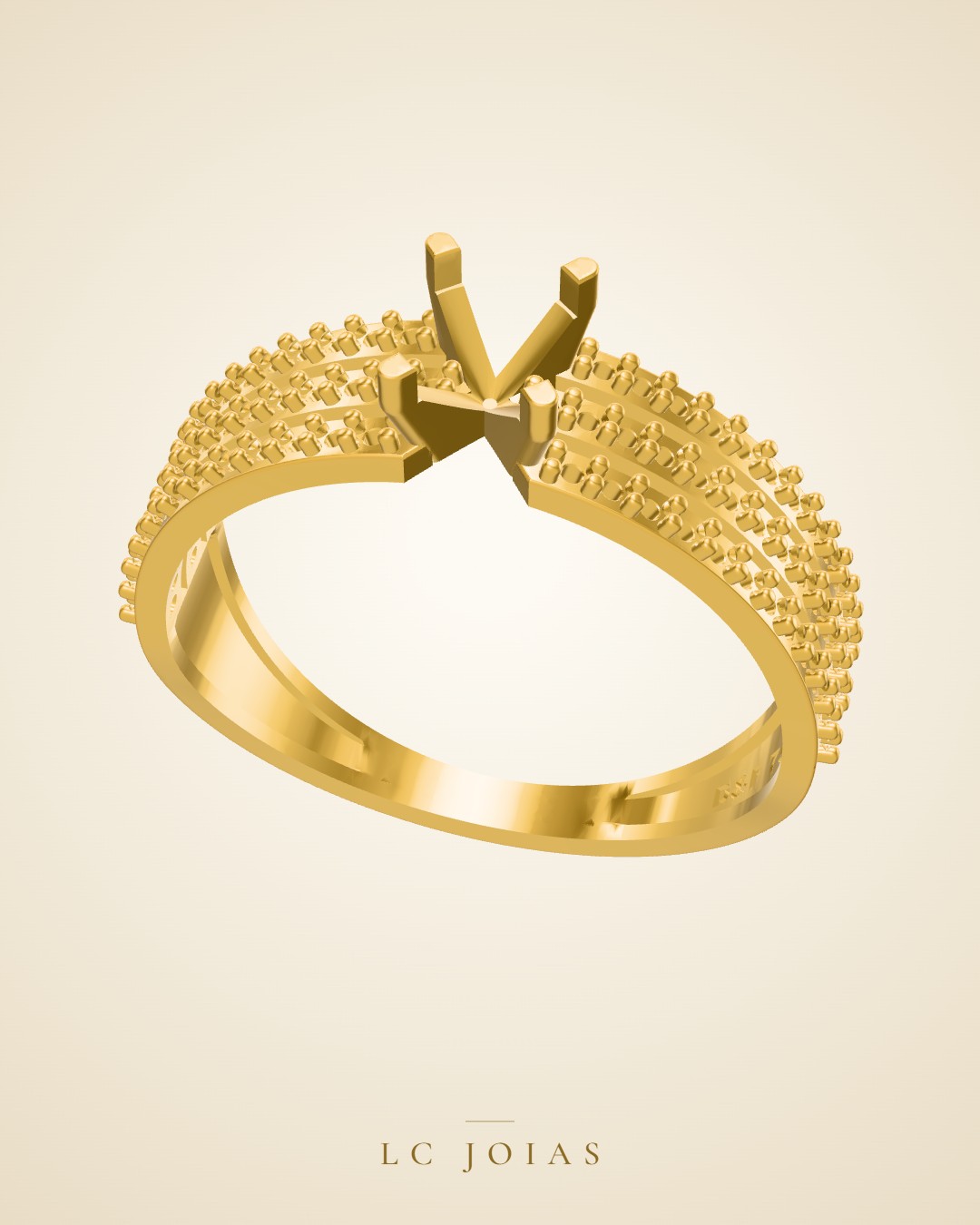 Anel 626 an em ouro
