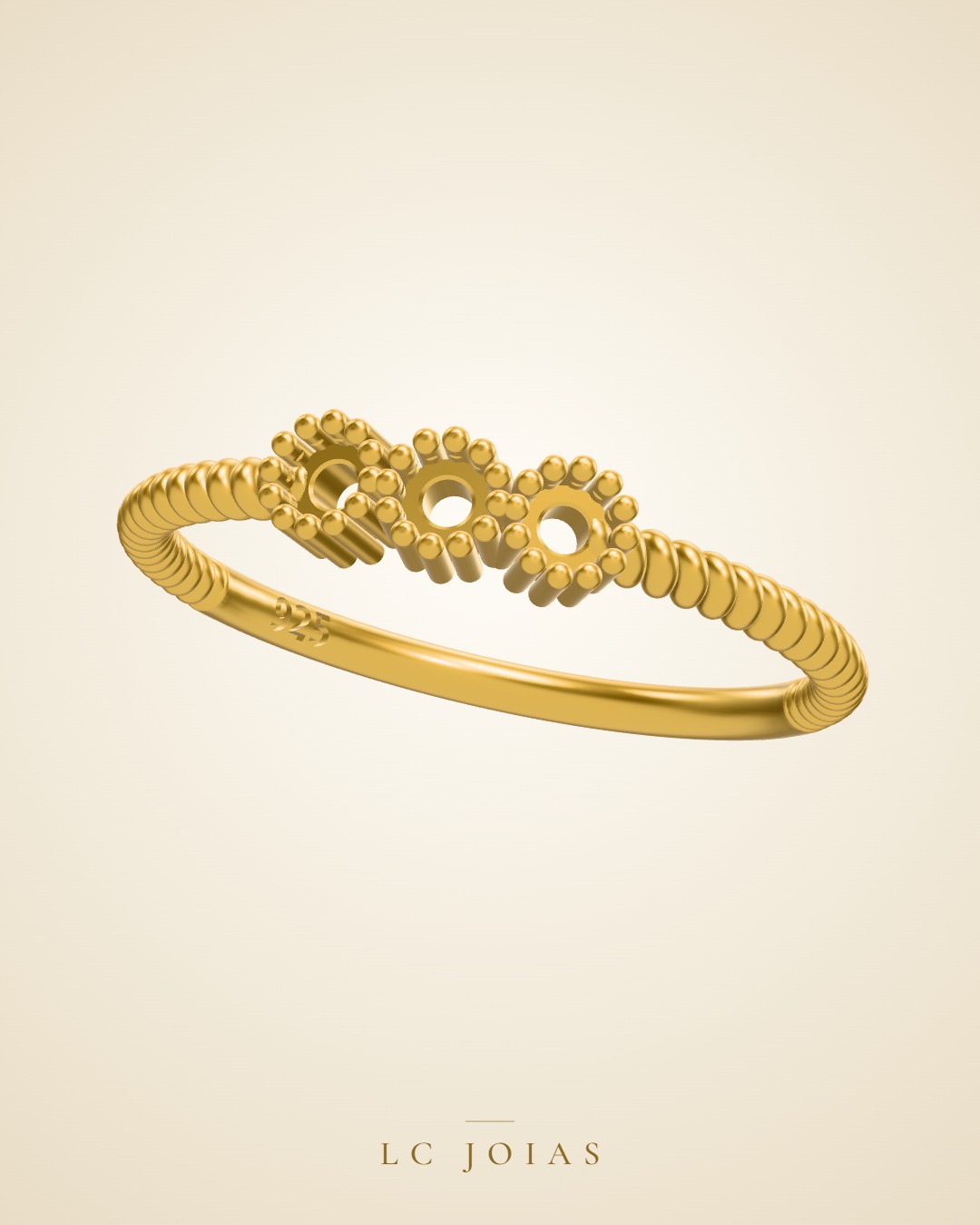 Anel ag 2263 an 15 em ouro