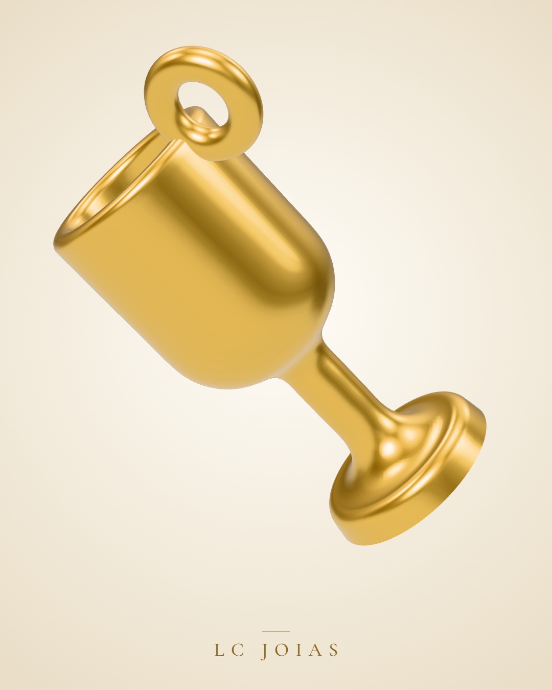 Pulseira 7343 pul taça em ouro