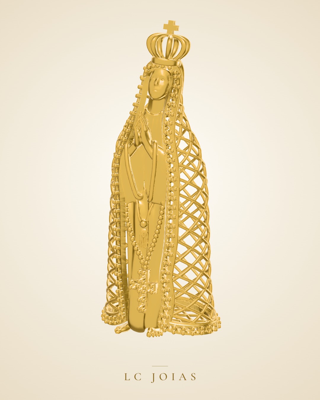 Pingente 8318 pg pd em ouro