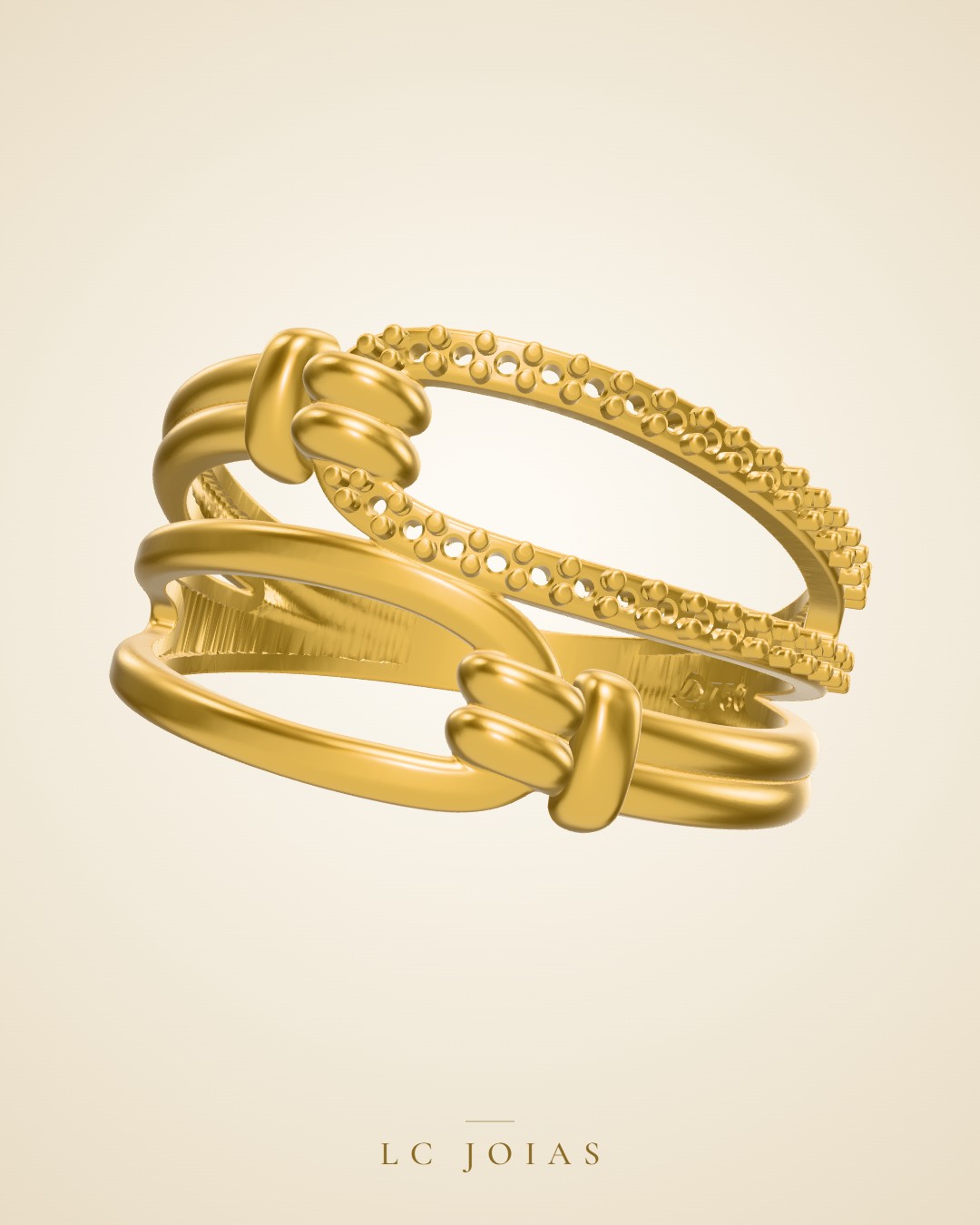 Anel 1282 z an em ouro