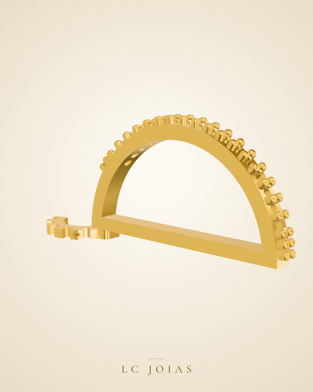 Brinco 7428 br base em ouro