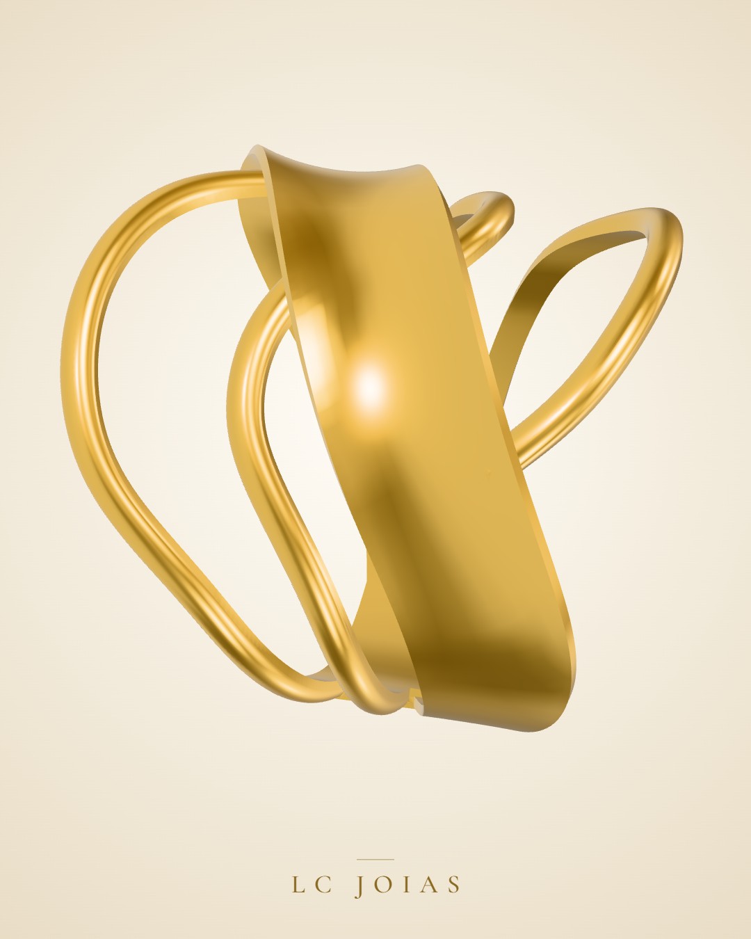 Anel 8335 an em ouro