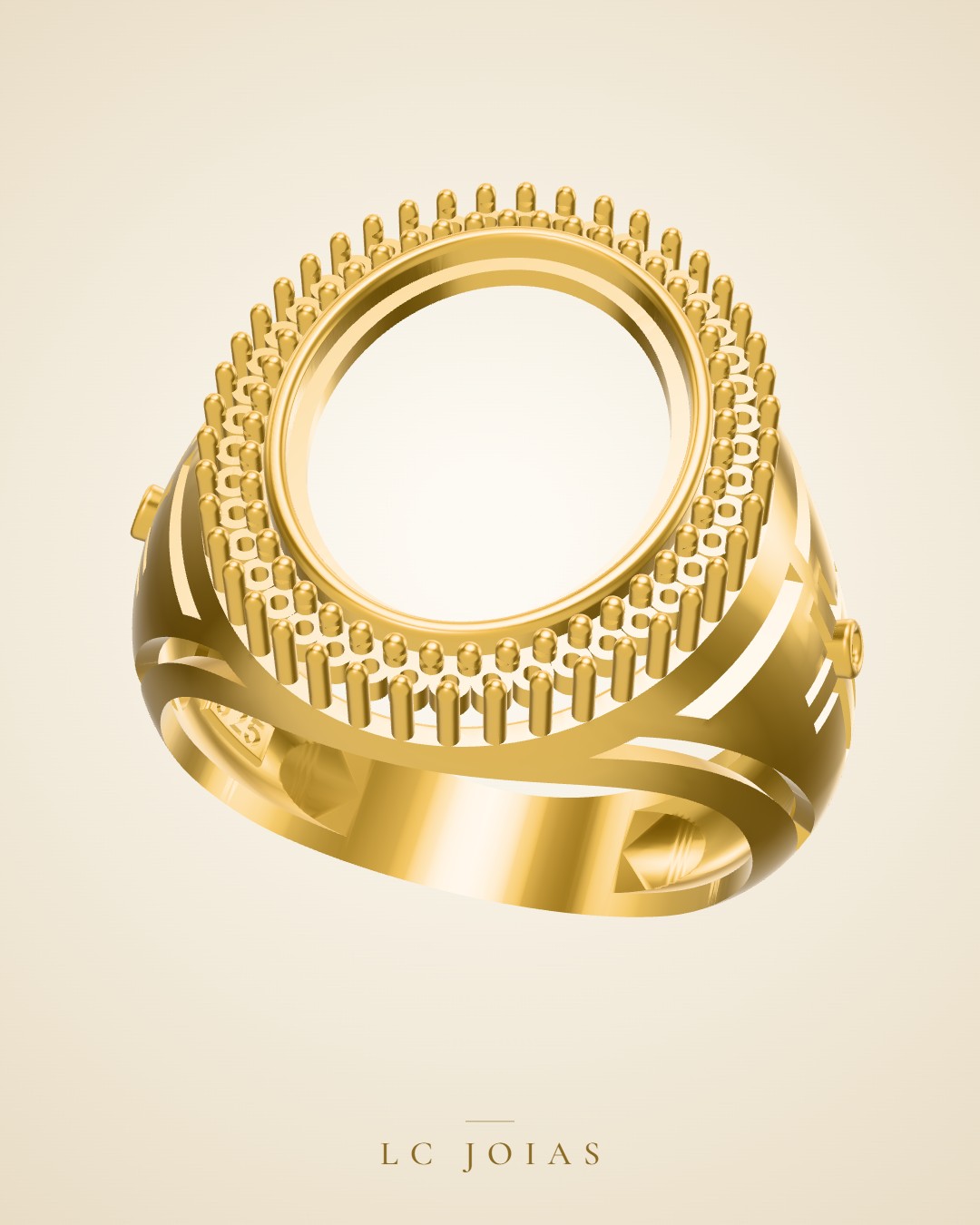 Anel 6552 an g em ouro