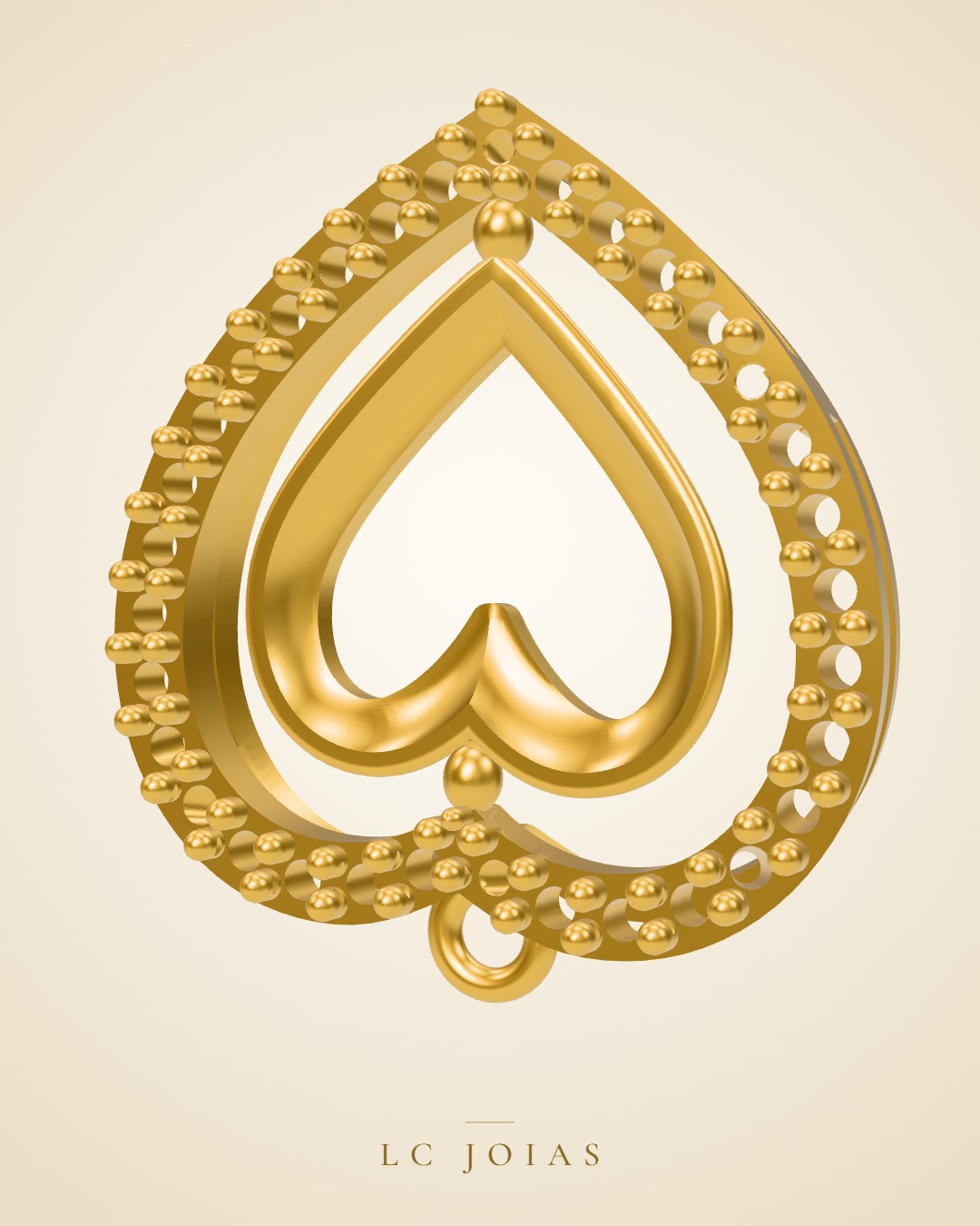 Pingente 1509 pg em ouro
