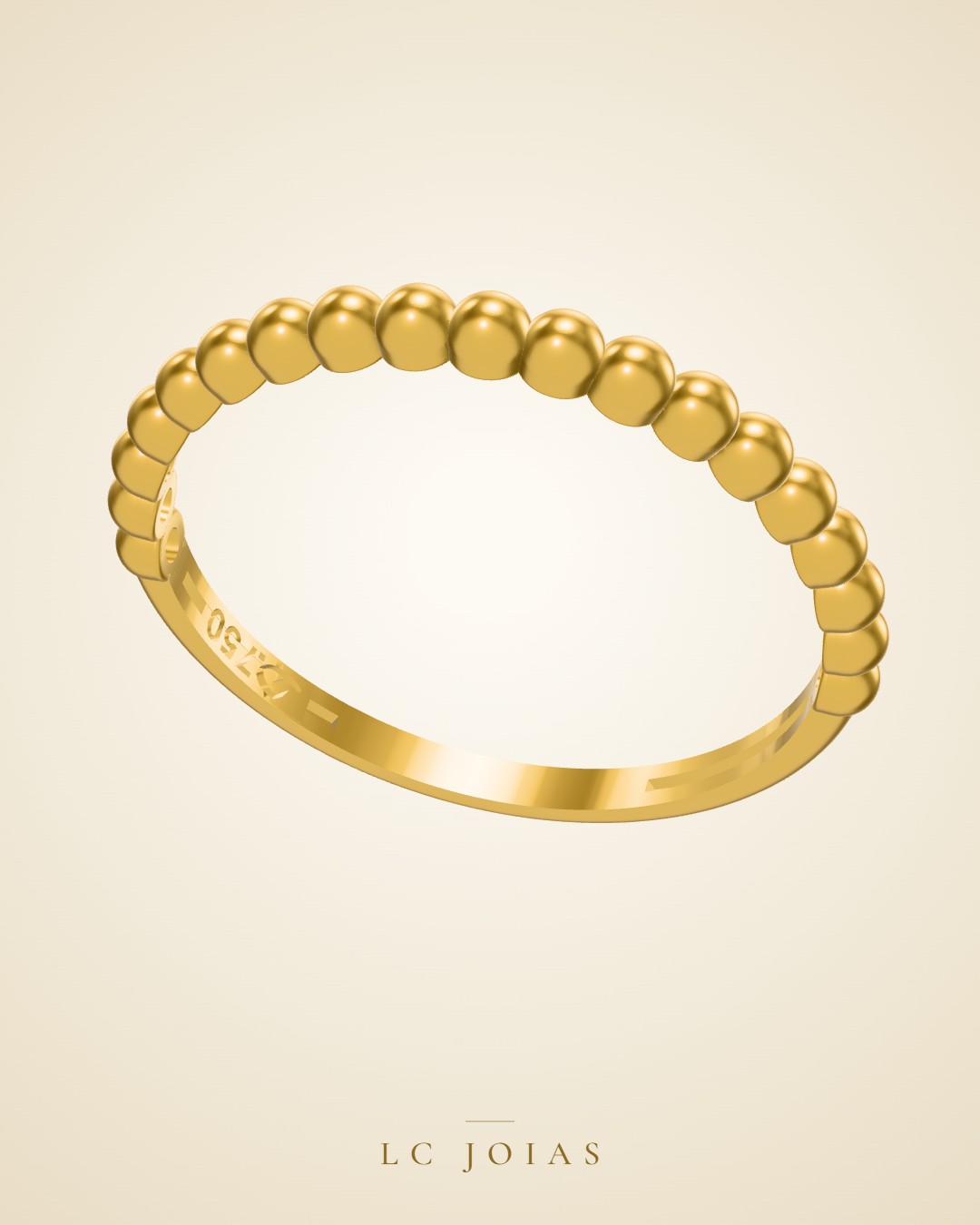 Anel 1817 an em ouro