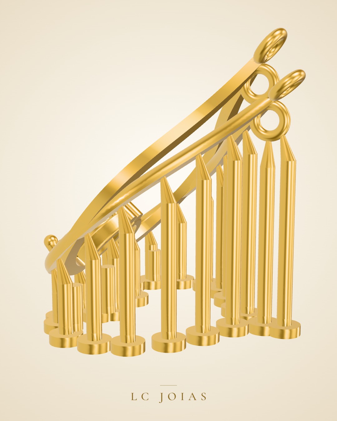 Brinco 797br em ouro