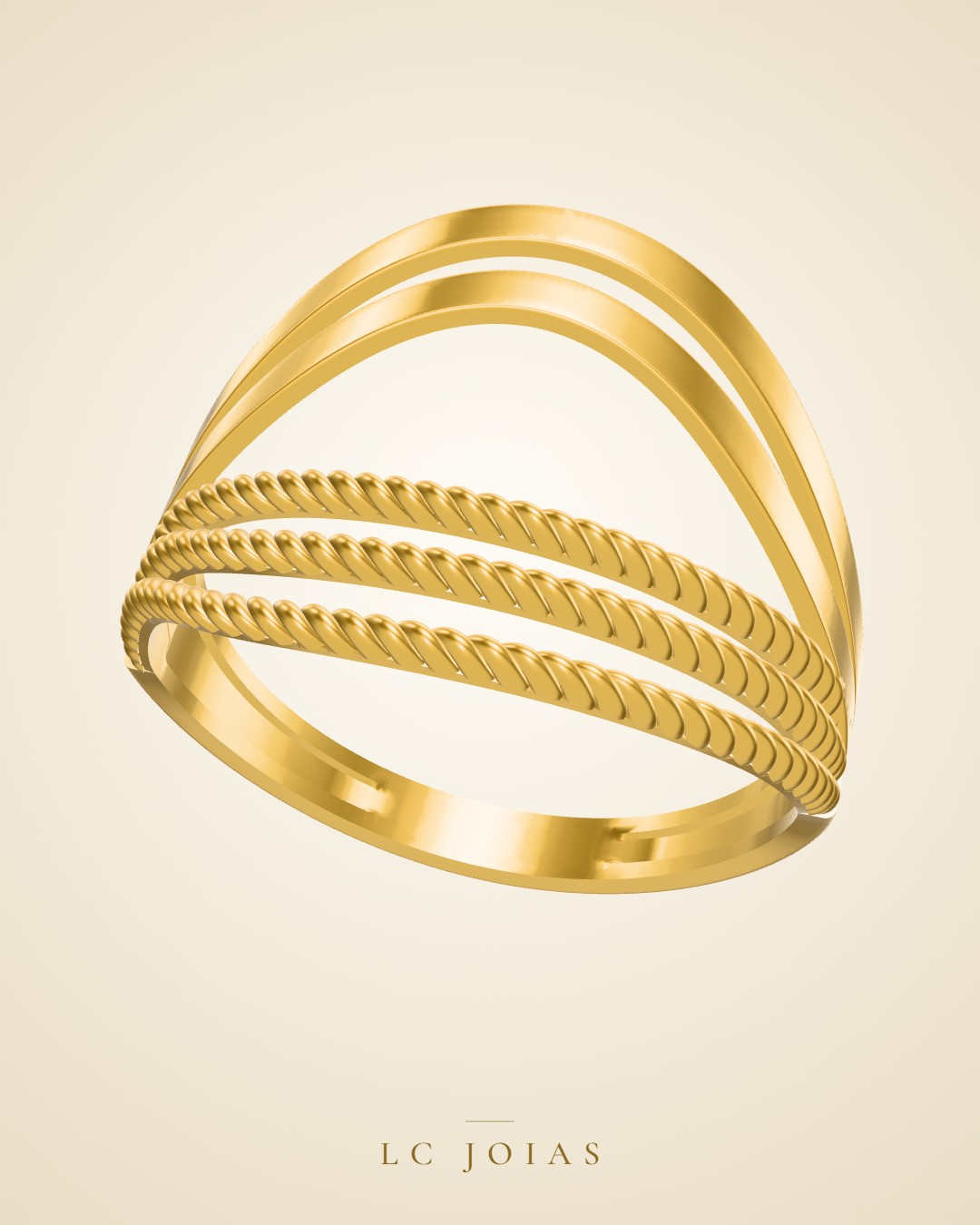 Anel 639 an em ouro