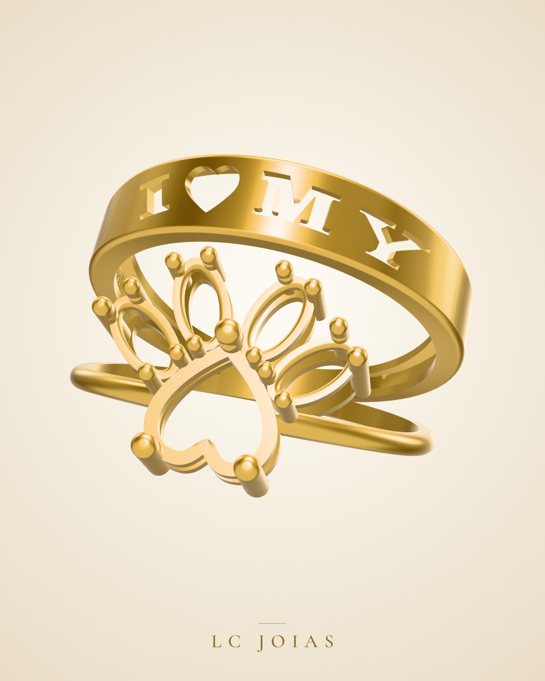 Anel 1496 an em ouro