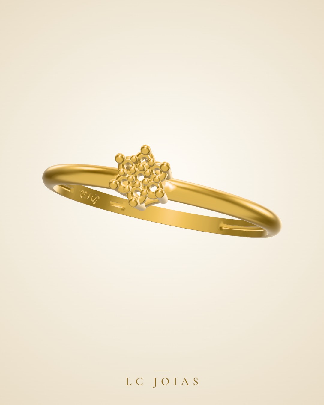 Anel 7561 an em ouro
