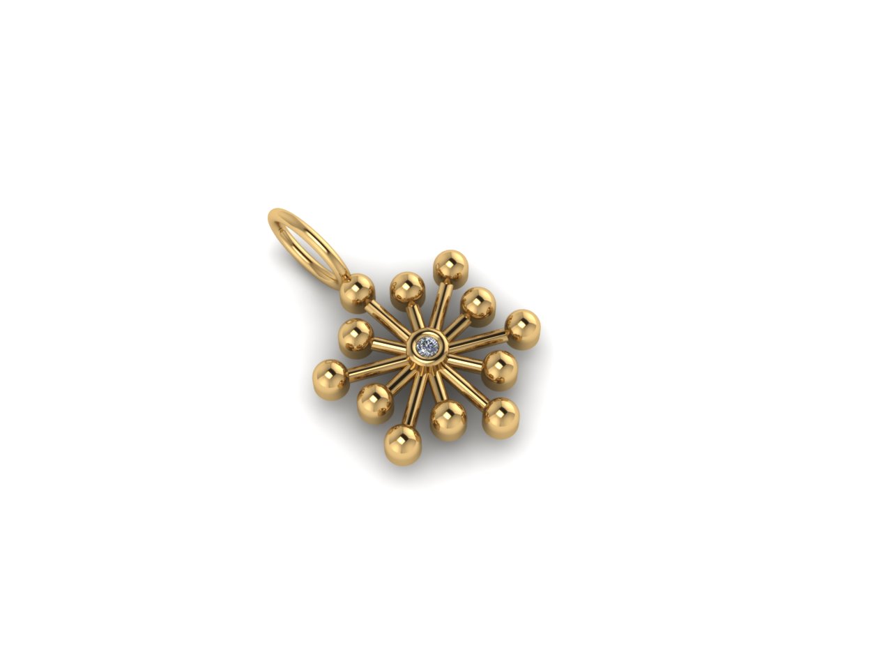 Pingente 6890 pg em ouro