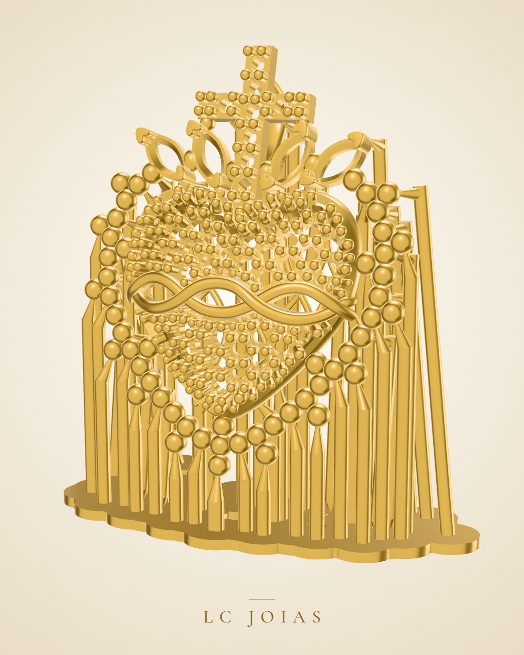 Pingente d 0028 pg s em ouro