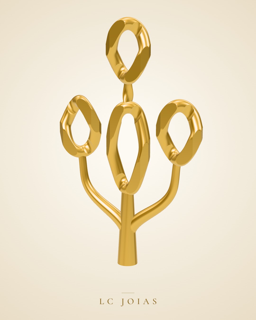 Colar 11 corrente em ouro