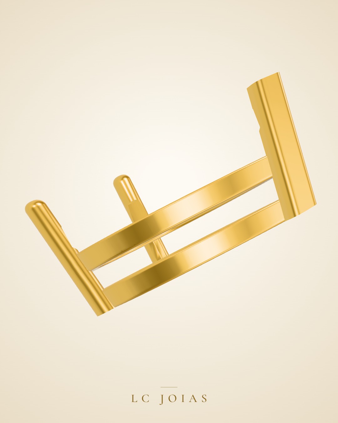 Pingente 7466 pg 7x9 em ouro