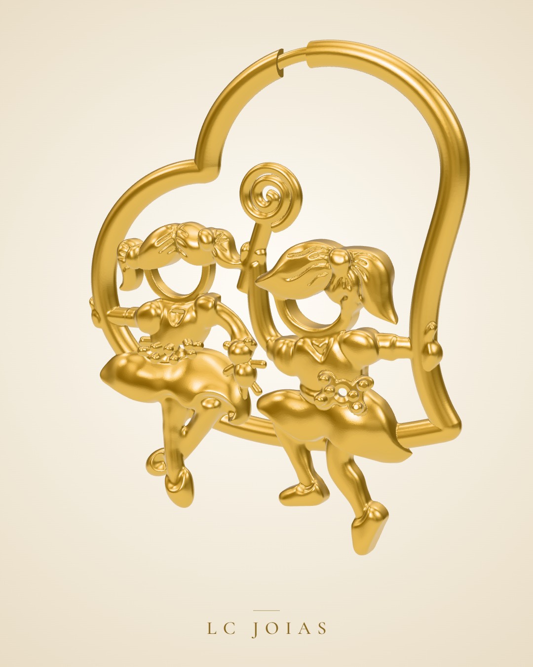 Pingente 7124 pg em ouro
