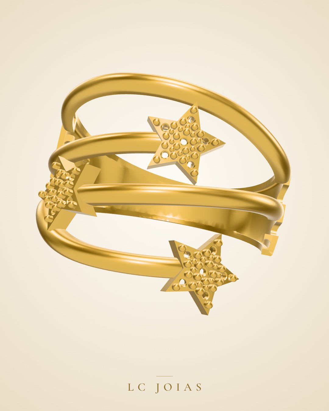 Anel 1179 z an em ouro