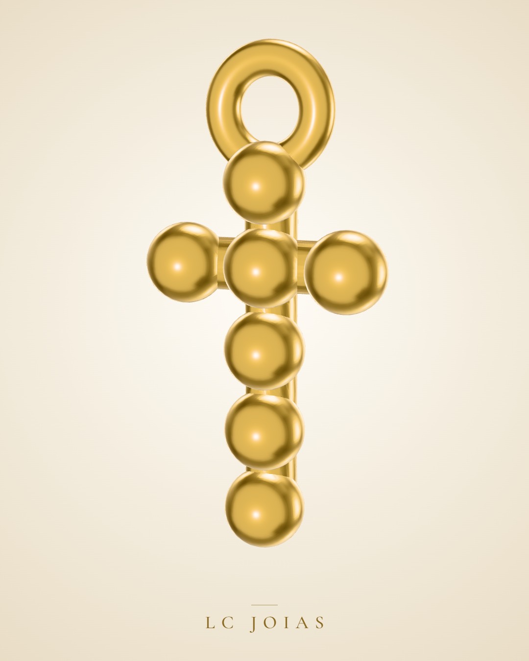 Pingente religioso aplique nossa senhora em ouro