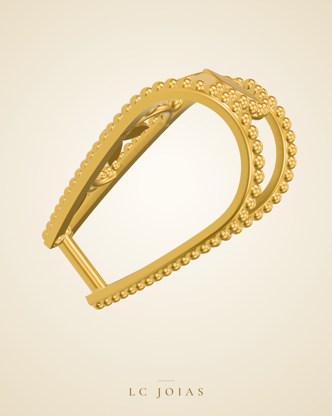 Brinco 1091 z pg c.argola g em ouro