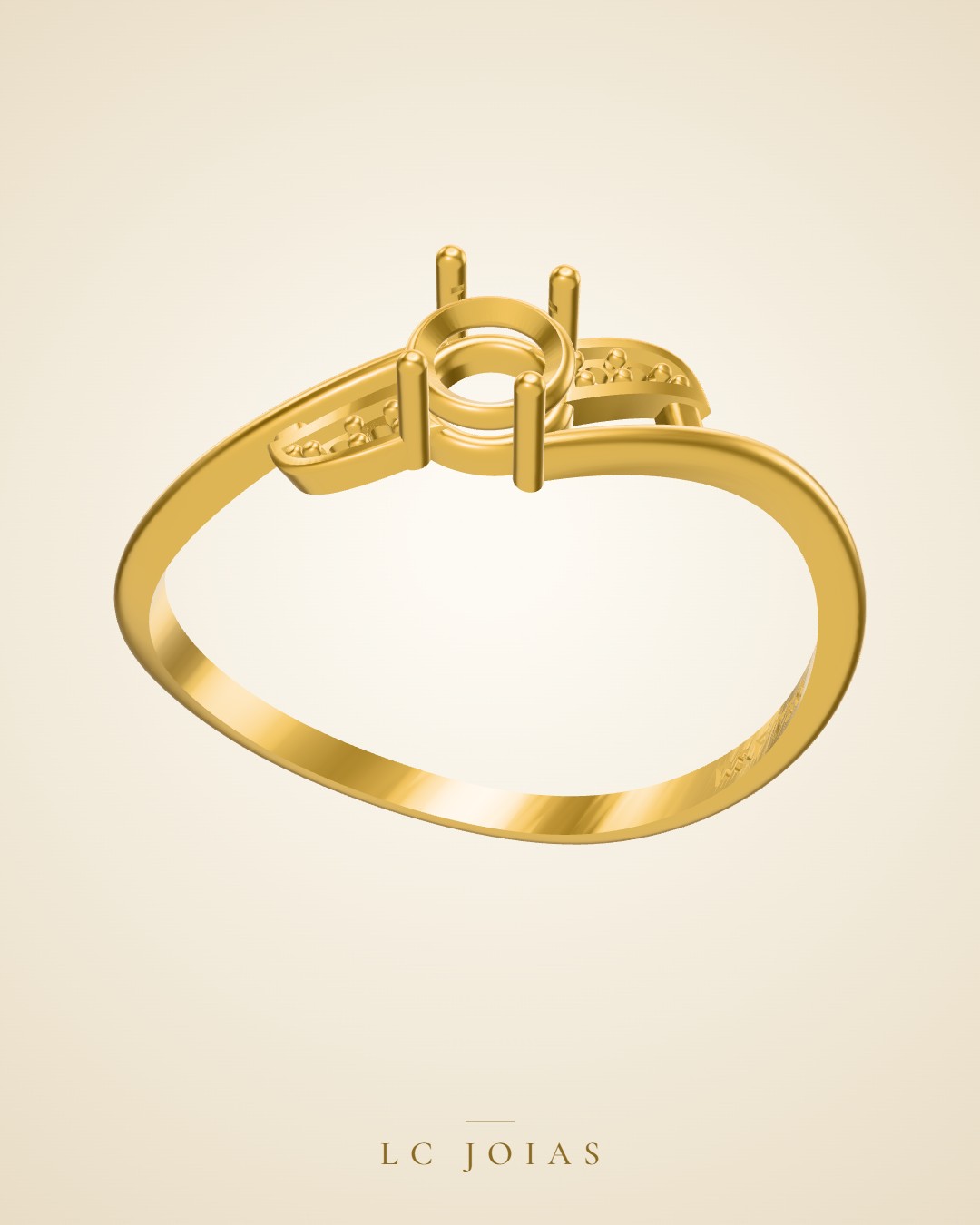 Anel 634 an em ouro