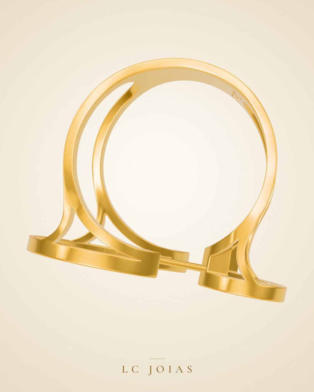 Anel 7592 an em ouro
