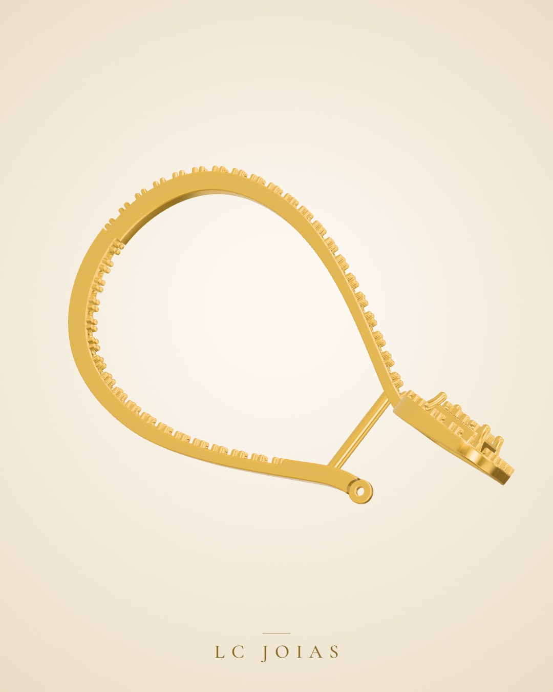 Brinco 1063 z br em ouro