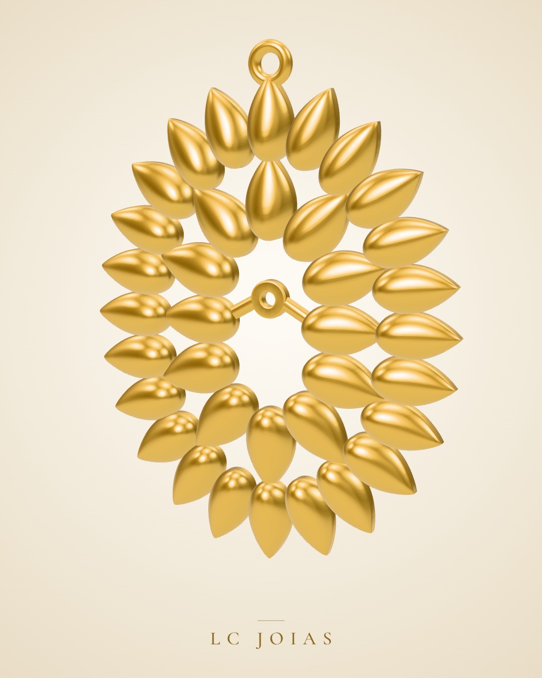 Pingente 3831 pg em ouro