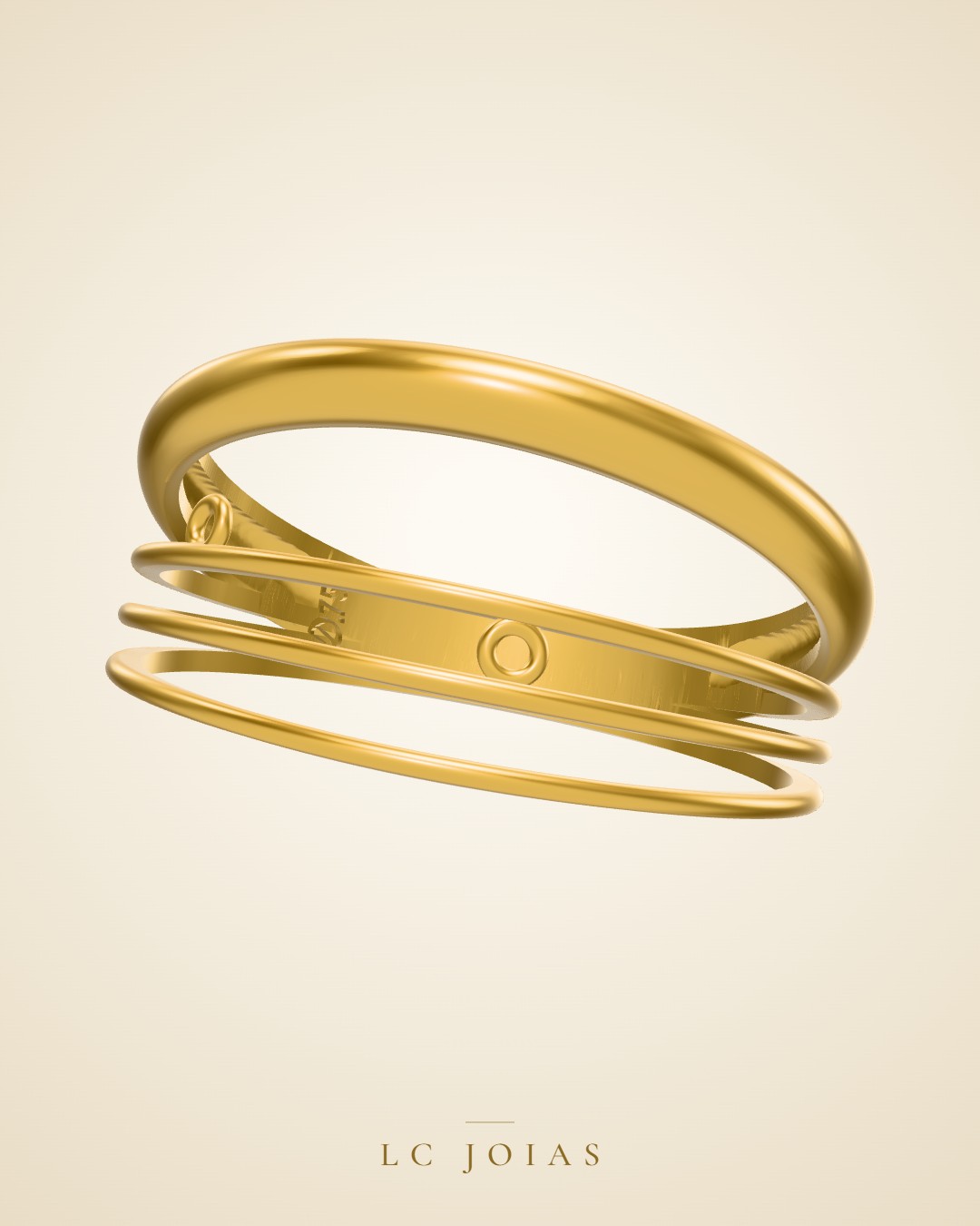 Anel 7630 an em ouro