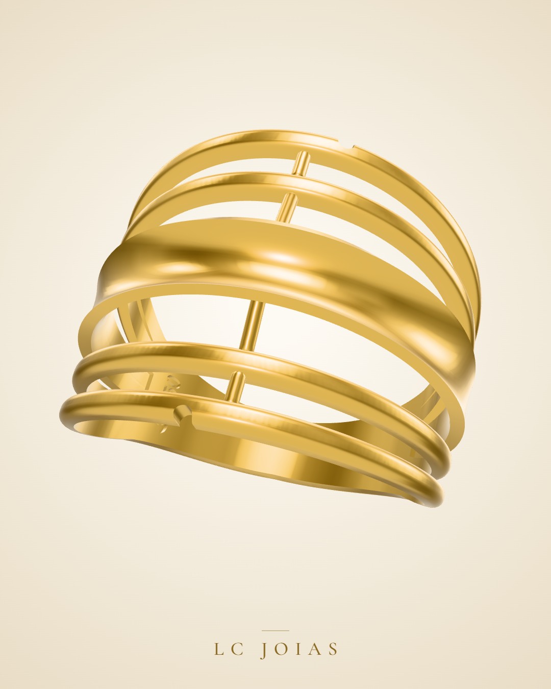 Anel 8333 an em ouro