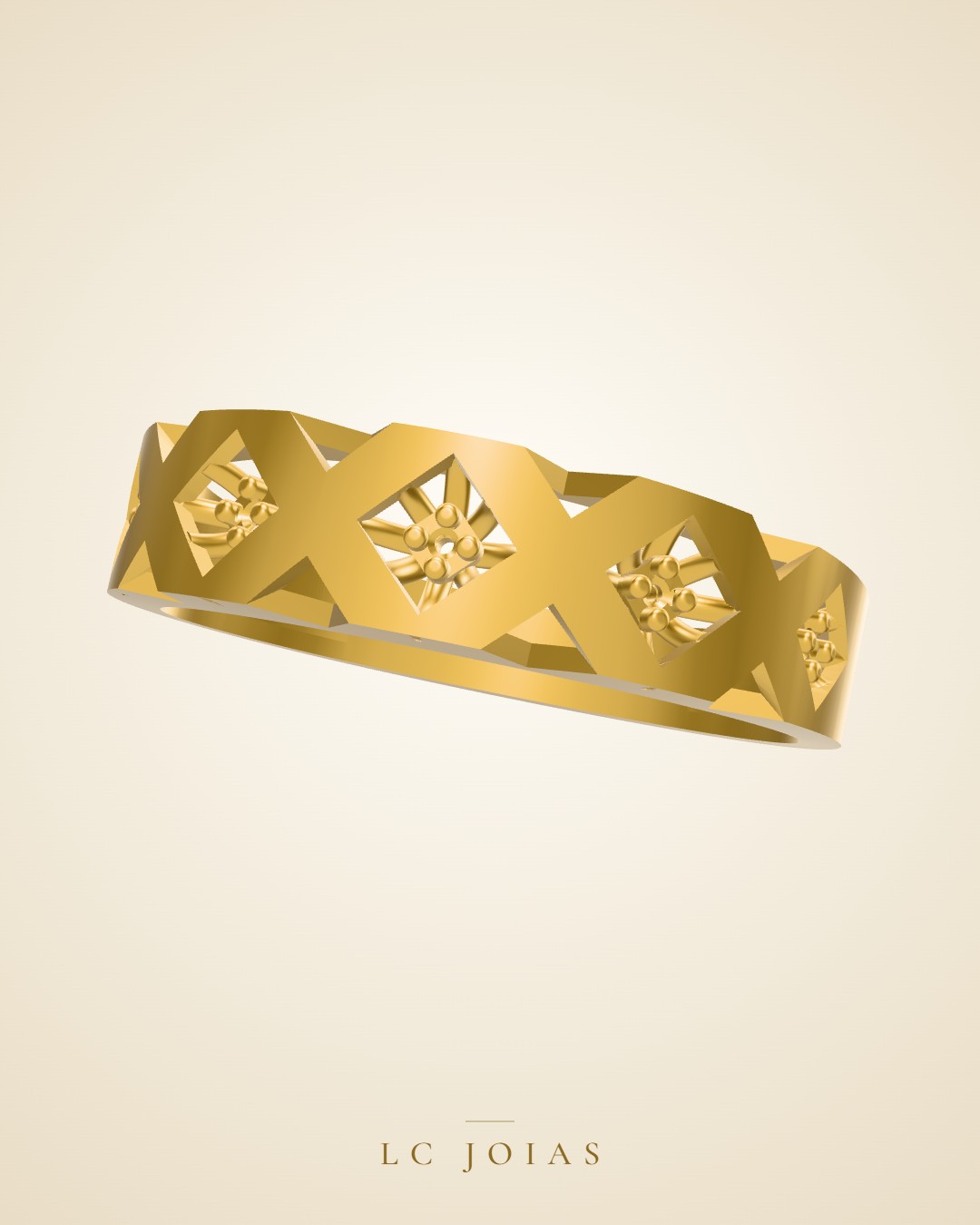 Anel 6856 anel em ouro