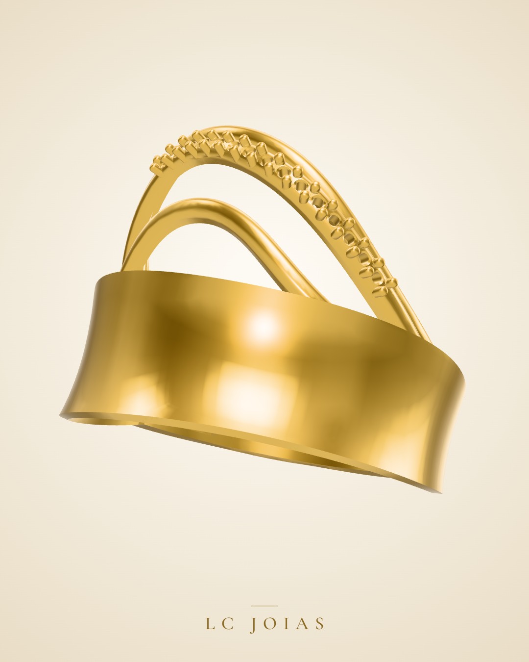 Anel 8336 an pd em ouro