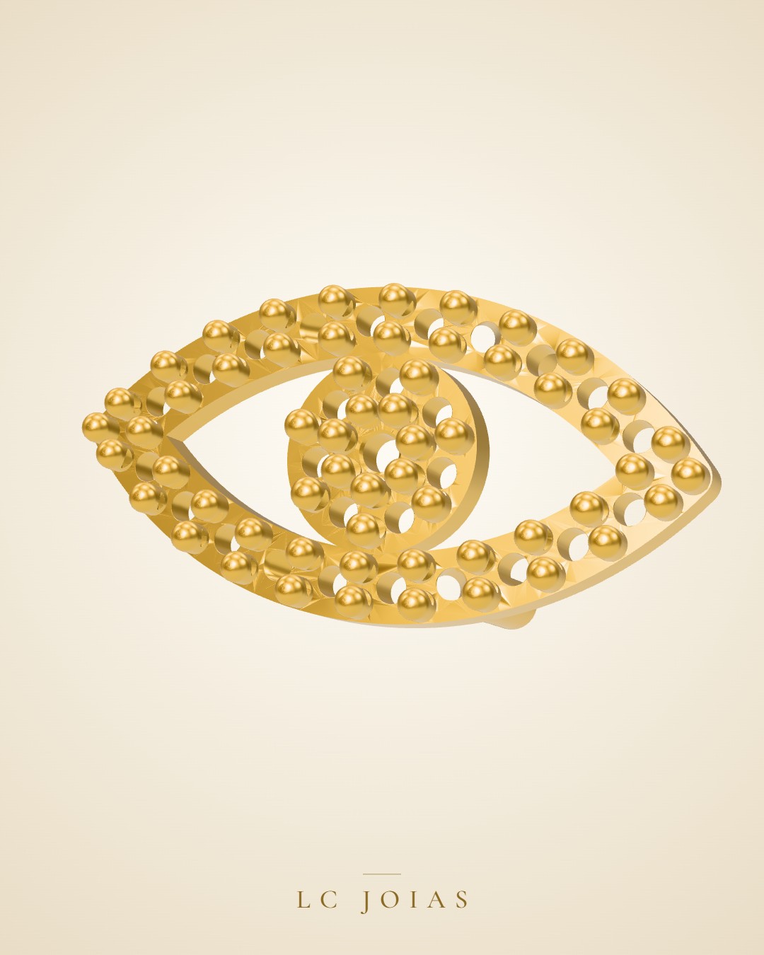 Berloque 1107 z ber b em ouro