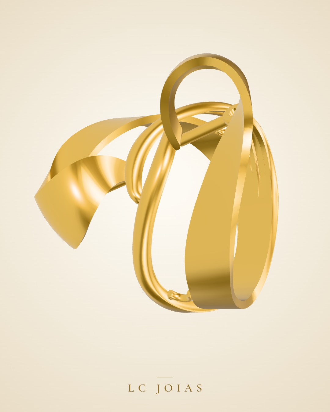 Anel 7750 an em ouro